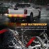 XRIDONSEN 48 inch Truck Amber Red Tailgate Strobe Lights Strip