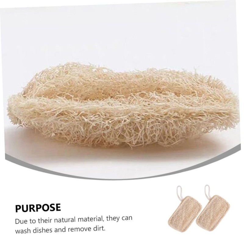 Baluue 3pcs Dish Towels Cleaning Sponges Dish Scrubber Bowl Scrubber