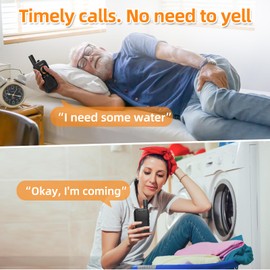 ChunHee Wireless Intercom System for Elderly/Kids, Home Intercom System Room to Room Communication, 1.5 Miles Long Range 16 Channel Intercom System for Home/Office/Camping/Hiking/Vacation 6 Pcs