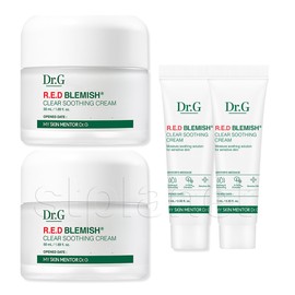 Dr.G Red Blemish Clear Soothing Cream for Teens and Adults Acne / 닥터지 레드블레미쉬 클리어 수딩 크림 청소년 성인 여드름