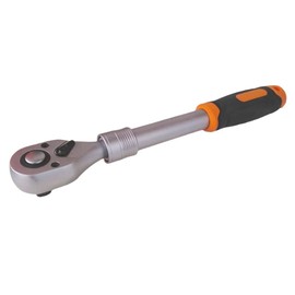 FAST WORLD SHOPPING ® Reversible ratchet 1/2 inch telescopic socket wrench extendible