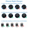 Govvep 24V 1A 0.5A Switching Power Supply Adapter Wall Charger