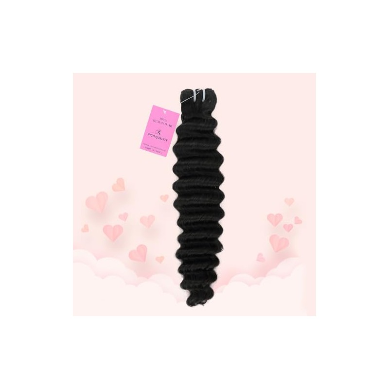 Mechones de cabello humano virgen brasileño 100% sin procesar, 16