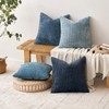 MIULEE Pack of 4 Couch Throw Pillow Covers 20x20 Inch