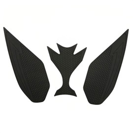 Tank Pad Parts for Kawasaki Ninja650 Z650 2024 17-23 Motorcycle Gas Tank Protector Fuel Tank Sticker Accessories Anti-Slip Scratch Durable Honeycomb Design (Black)