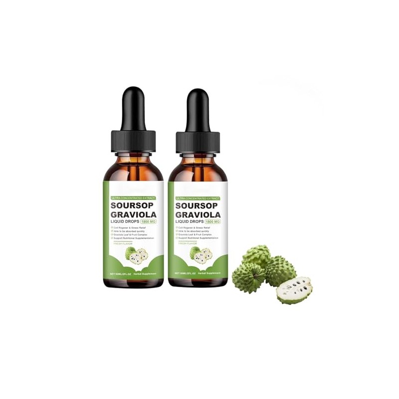 DEJIN 2Pcs Organic Soursop