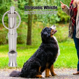 HEEPDD 2Pcs Dog Whistles, Stainless Steel Ultrasonic Whistle for Dog Pigeons Doves Parrot Training and Behavior Aids