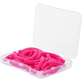 Repuestos Aplicables para Rizador de Pestañas 30 Almohadillas de Goma Rosa Fucsia Bandas Elásticas de Repuesto para Rizador de Pestañas Accesorios para Rutina de Belleza y