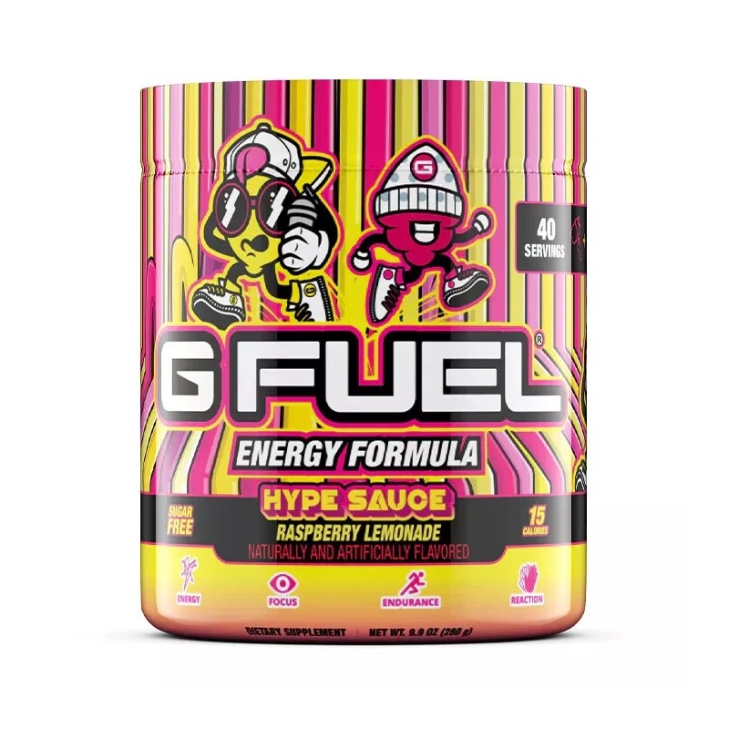 Gamma Labs G Fuel Hypesauce Raspberry Lemonade GFuel 40 Servings