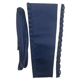 Cxapnstou Formal Gown Wedding Dress Zipper Replacement Adjustable Fit Corset Back Kit,Navy Blue,16 Inches