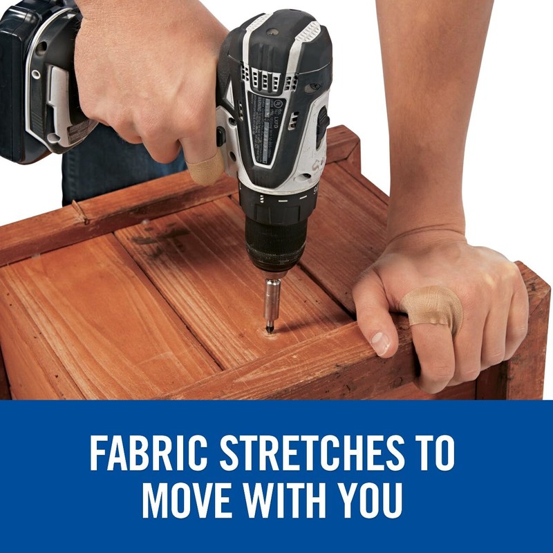 Nexcare Heavy Duty Flexible Fabric Adhesive Bandages, Assorted Sizes –