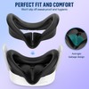 Silicone Cover Set Compatible with Meta Quest 3S Accessories, VR