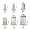 VIGRUE Set of 250 Rivet Nuts Assortment M3 M4 M5
