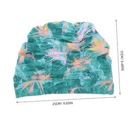 BIUDECO Women's Swim Cap Adjustable Fit Elasticity Bathing Hat for Swimming Fashionable Sun Cap