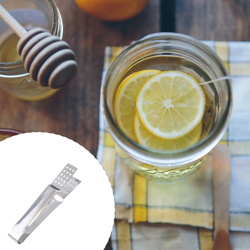 Tabanzhe Stainless Steel Tea Bag Strainer Clip,Tea Bag Spoon Holder