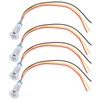 4 Sets PreWired Round LEDs Waterproof 2Color Signal Light Common