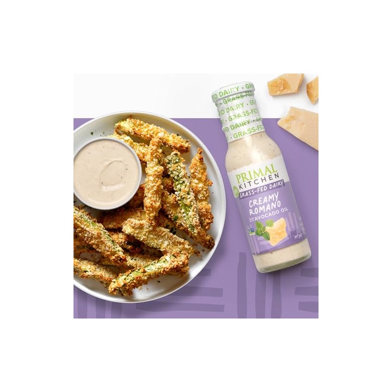 Primal Kitchen Creamy Romano Dairy Dressing, 8 oz