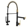 Commercial Kitchen Faucet Pull-Down Sprayer Brass Kitchen Faucet High Quality