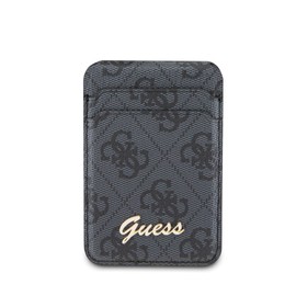 GUESS Wallet Card Slot Stand GUWMSHG4SHK Black 4G Classic Logo, black