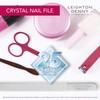 Leighton Denny Hardened Glass Crystal Nail File in Aluminimum Case