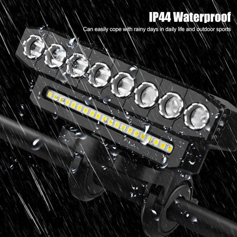 summer_home USB Rechargeable Bicycle Front Headlight Super Bright LED Bike