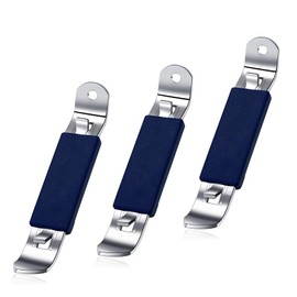 3 Pieces Magnetic Bottle Openers Can Opener Classic Beer Opener Stainless Steel Small Bottle Opener Can Tapper with Magnet for Camping and Traveling HANCELANT