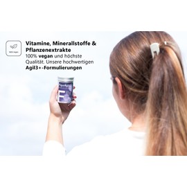 AgilNature FigurAgil aktiv - Stoffwechsel-Turbo 10-Tage-Formel mit 60 Kapseln - Regulierung des natürlichen Körperstoffwechsels, vegan + glutenfrei + laktosefrei, Made in Germany