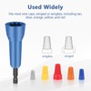 Axlksia Wire Nut Twister, 2 Pcs Wire Twister for Drill,