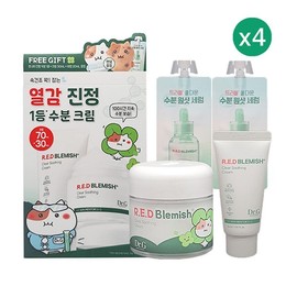 Dr.G Red Blemish Clear Soothing Cream 70ml+30ml+Serum 20ml 4pcs [36151472] / 닥터지 레드 블레미쉬 클리어 수딩 크림 70ml+30ml+세럼 20ml 4개[36151472]