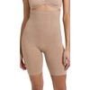 Yummie womens Seamless Solutions Waist Shaper Thigh Shapewear, Almond, Small-Medium