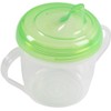 POUPY BPA Free Kids Plastic Cup with Two Handles and