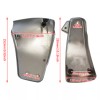 HDBUBALUS 2x Chrome Battery Fairing Side Cover Fits For Harley