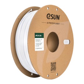 eSUN PLA Filament 1.75mm, High Toughness 3D Printer Filament Upgraded PLA Filament, Dimensional Accuracy +/- 0.03mm, 1KG Cardboard Spool (2.2 LBS) 3D Printing Filament for 3D Printers, Cold White