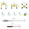 Paifeancodill Retractable Pool Bridge Cue Stick with 3 Removable Bridge