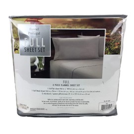 Divatex Flannel 4 Piece Bed Sheets (Full, Beige)