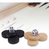 32Pcs Two-Tone Game Chess Piece, Roundness Draughts and Checkers and