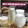LABRIMP 4pcs Multi-Function Water Jug Lids Pitcher Covers for Daily