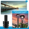 Koiyingnote 4 Inch Round Pole Tenon Adapter for Light Pole,