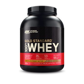 Optimum Nutrition Gold Standard 100% Whey Protein Powder, Chocolate Peanut Butter, 5 Pound (Packaging May Vary) (1081656)