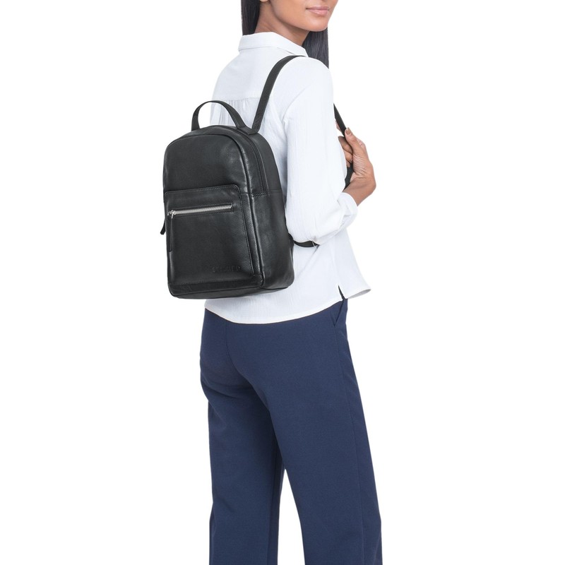 STILORD 'Luisa' Vintage Backpack Women's Small Leather Backpack Handbag Leather