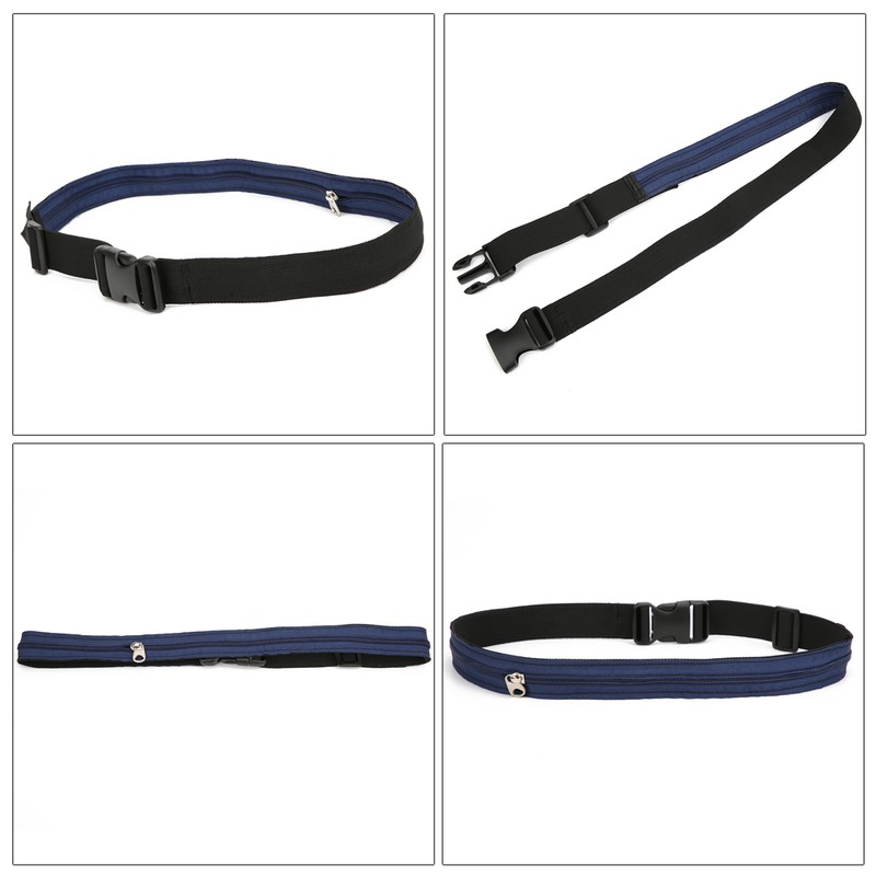 480 Anti Theft Money Belt Lining Zipper Close Wallet Outdoor