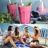 sourcing map 7oz Acrylic Drinking Glasses, 4Pcs Plastic Reusable Tumblers