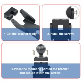 xitomer GPS Mount GPS Bracket Fit for DesertX 2024 2023 2022 DesertX 2022-2024, Compatible with Garmin/Tomtom Mount Navigator Mount