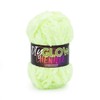 Lion Brand Yarn DIY Glow Chenille, Bulky Yarn, Glow Worm,