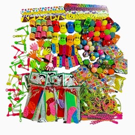 ASPIRE UK 120 Kids Party Bag Filler Assorted Toys Pack - Pinata Filler - Birthday, Easter, Festival Party Accessories bag filler for Children, Boys & Girls - Kids Party Supplies