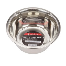 ProSelect Stainless Steel Classic Dog Bowl, 1-Quart