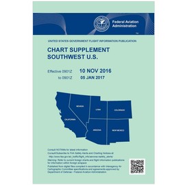 FAA Chart Supplement Southwest (Always Current Edition)