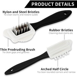 Generic Suede Brush & Eraser, White, Model 1