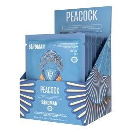 Birdman Peacock Plant Meal Suplemento de Alimento Completo Ligero Vegetal en Polvo, Ácido Fólico, Hierro y Calcio, Sabor Coco-Vainilla | 10 Sobres | 420gr