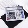 Solar Calculator 12 Digit Large Keys Clear Display Office Calculator